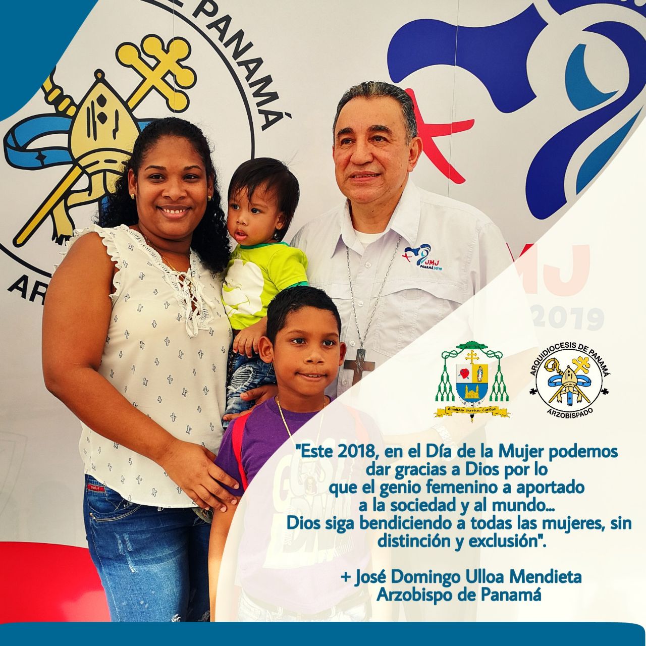 Palabras de Monseñor José Domingo Ulloa en el día de la Mujer