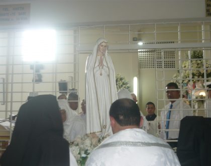 Llegada de la Virgen al Monasterio de la Visitación