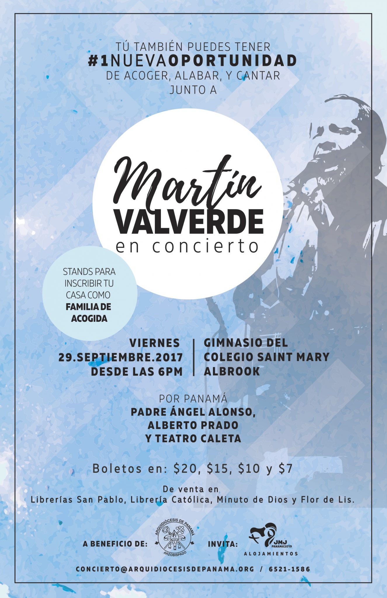 ¿Una nueva oportunidad? Concierto Católico con Martín Valverde en Panamá