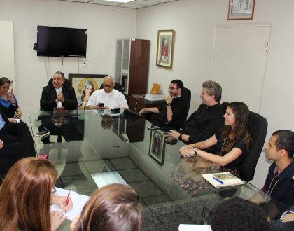 Delegación Francesa de reúne con el Arzobispo de Panamá
