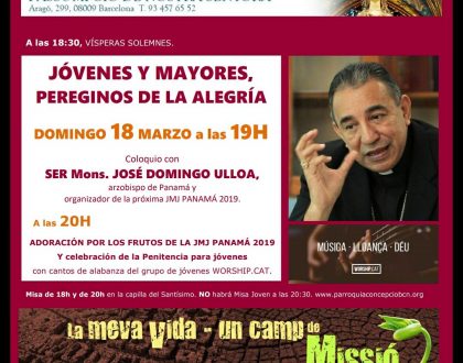 Arzobispo en España promoviendo la JMJ