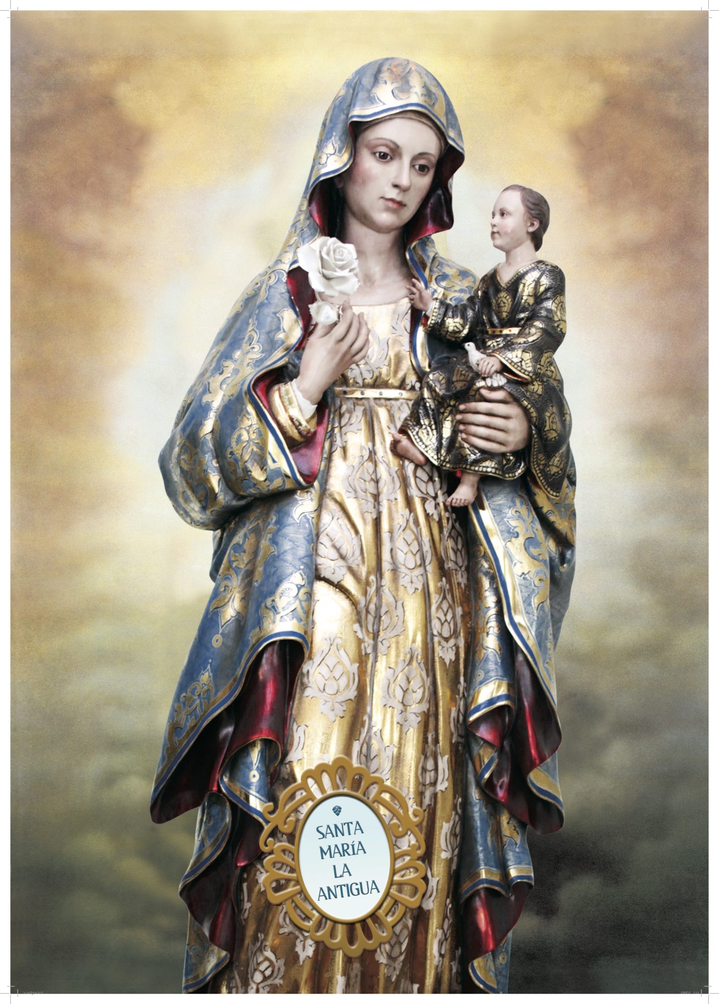 Imagen de la Virgen de La Antigua. 