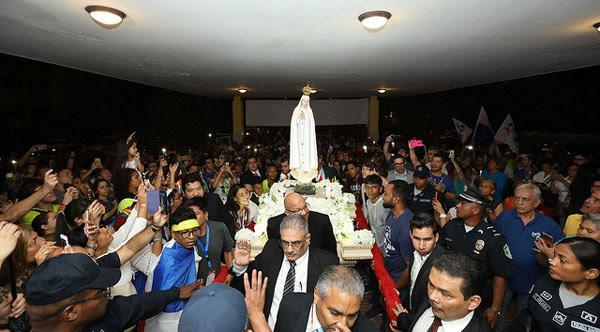 Imagen de Nuestra Señora de Fátima llega a Panamá