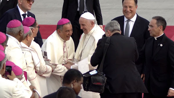 El Papa Francisco ya en Panamá para encontrase con la juventud del mundo