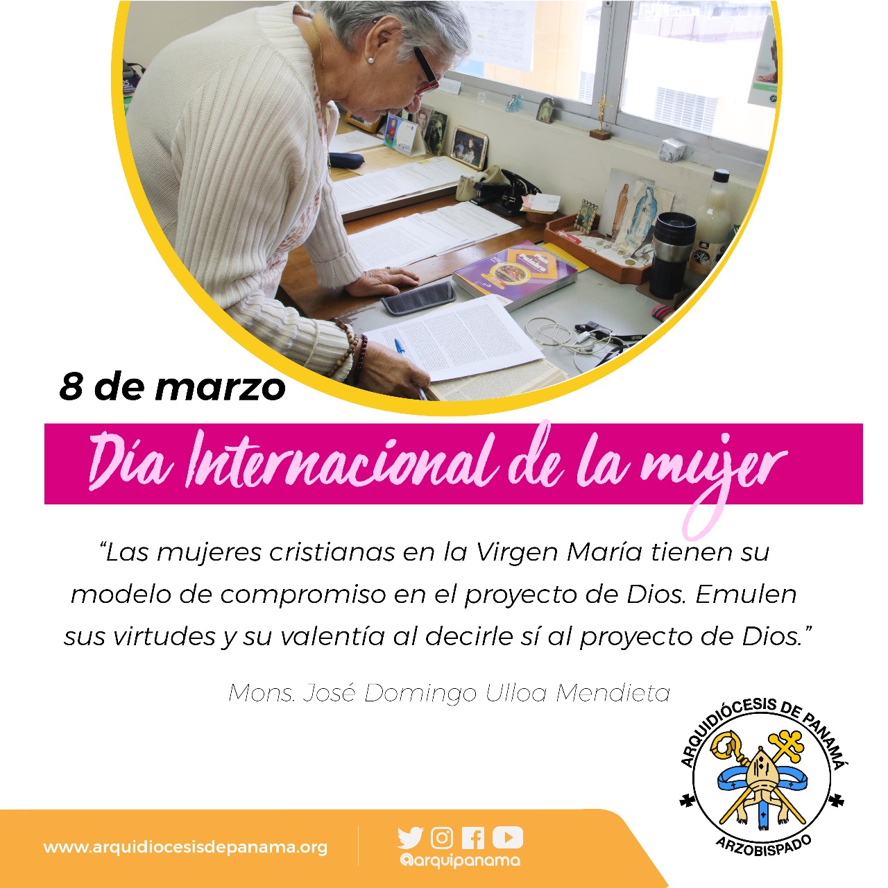 MENSAJE EN EL DIA INTERNACIONAL DE LA MUJER