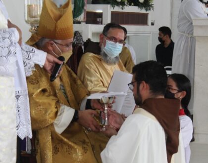 En la fiesta de San José fue   ordenado sacerdote Fray Nelson Duarte