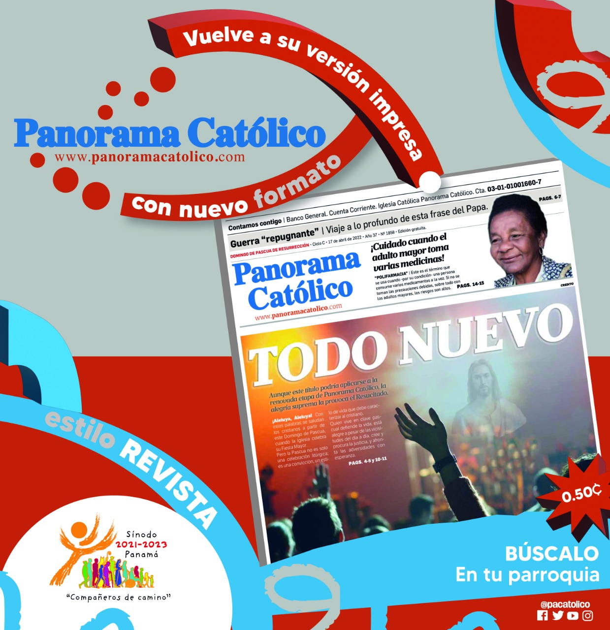 Panorama Católico busca superar los 20 mil ejemplares en las parroquias del país