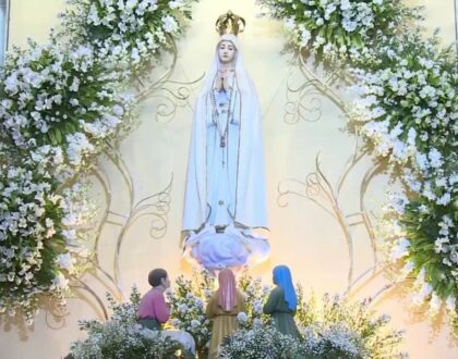 Celebración por los 105 años de aparición de Nuestra Señora de Fátima