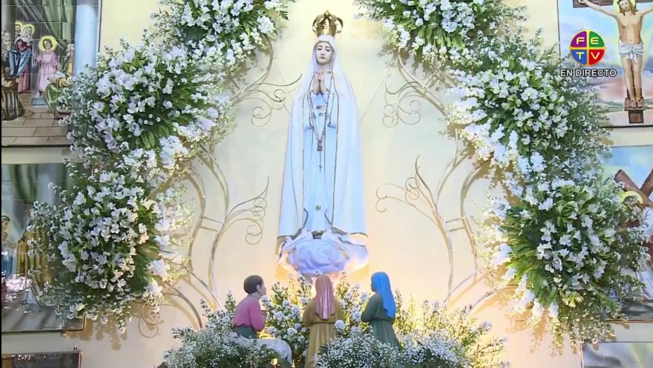 Celebración por los 105 años de aparición de Nuestra Señora de Fátima