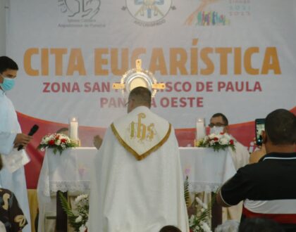Intención de la Cita Eucarística de la Zona de Panamá Oeste,   impulsar la reconciliación social y el diálogo por la paz del país