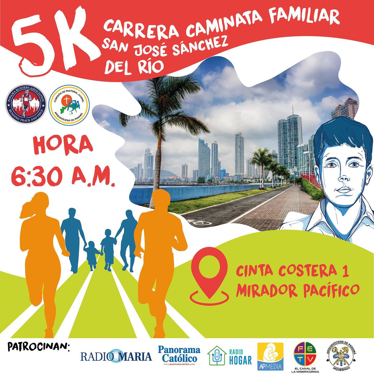 Carrera Caminata Familiar San José Sánchez del Río, 5Km Cinta Costera