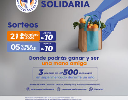 Primer sorteo de Rifa de la Campaña Arquidiocesana