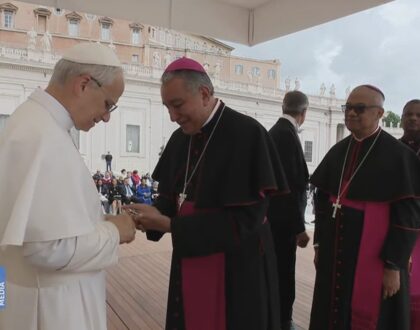 Primera impresión del Arzobispo al encontrarse con el Papa León XIV
