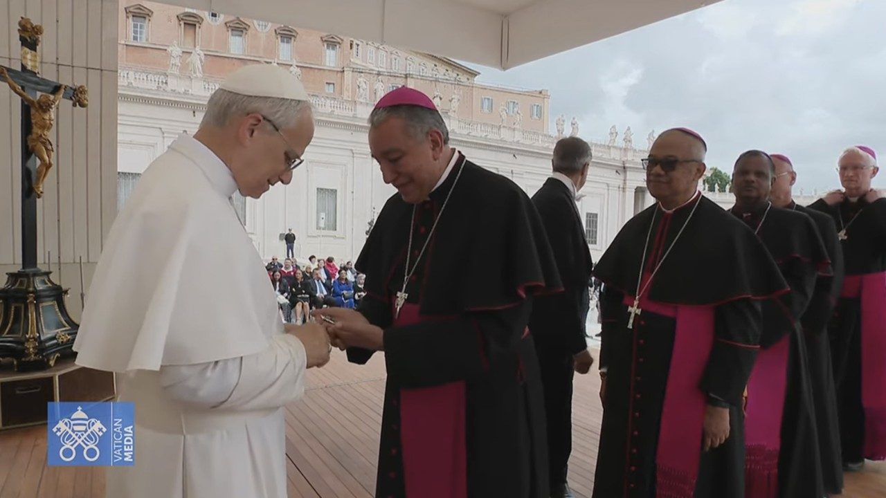 Primera impresión del Arzobispo al encontrarse con el Papa León XIV