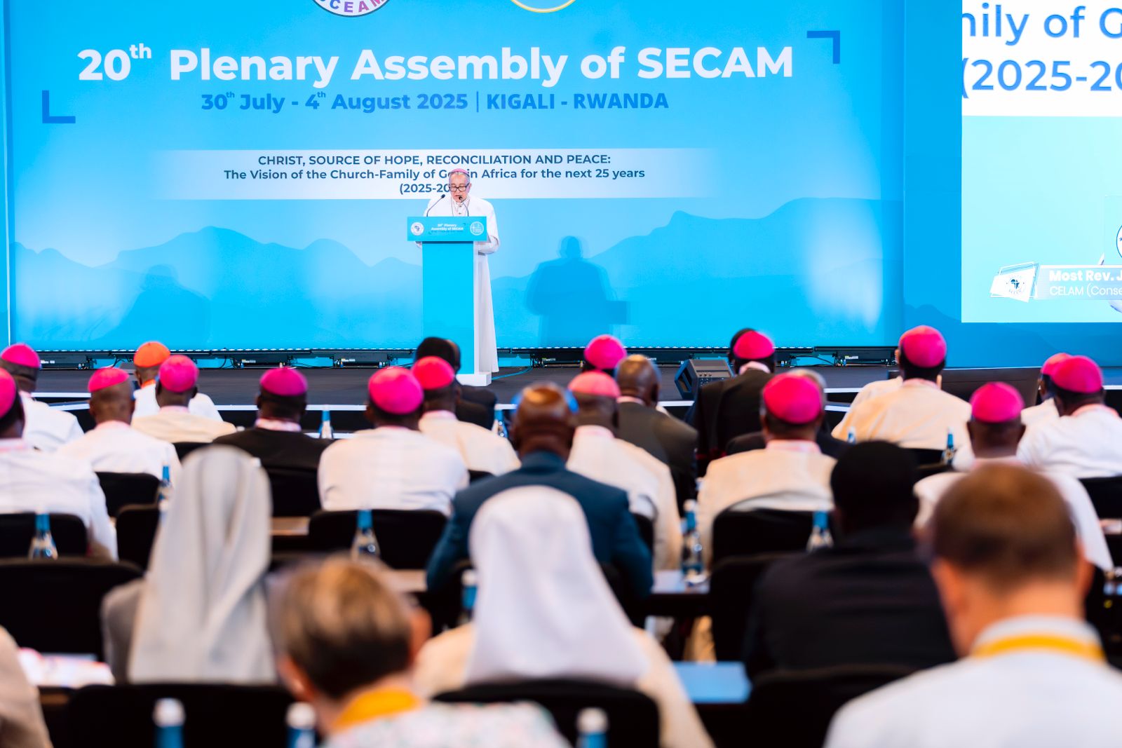 SALUDO DEL CELAM A LA XX ASAMBLEA PLENARIA DEL SECAM 31 de julio de 2025, Kigali, Ruanda