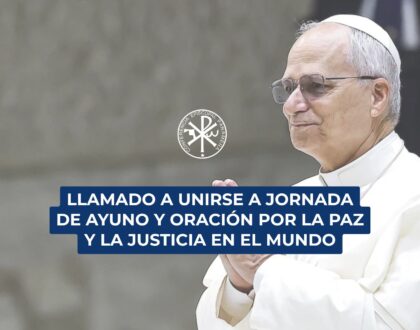 LLAMADO A UNIRSE A JORNADA DE AYUNO Y ORACIÓN POR LA PAZ Y LA JUSTICIA EN EL MUNDO