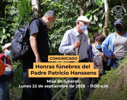 Comunicado | Honras fúnebres del Padre Patricio Hanssens