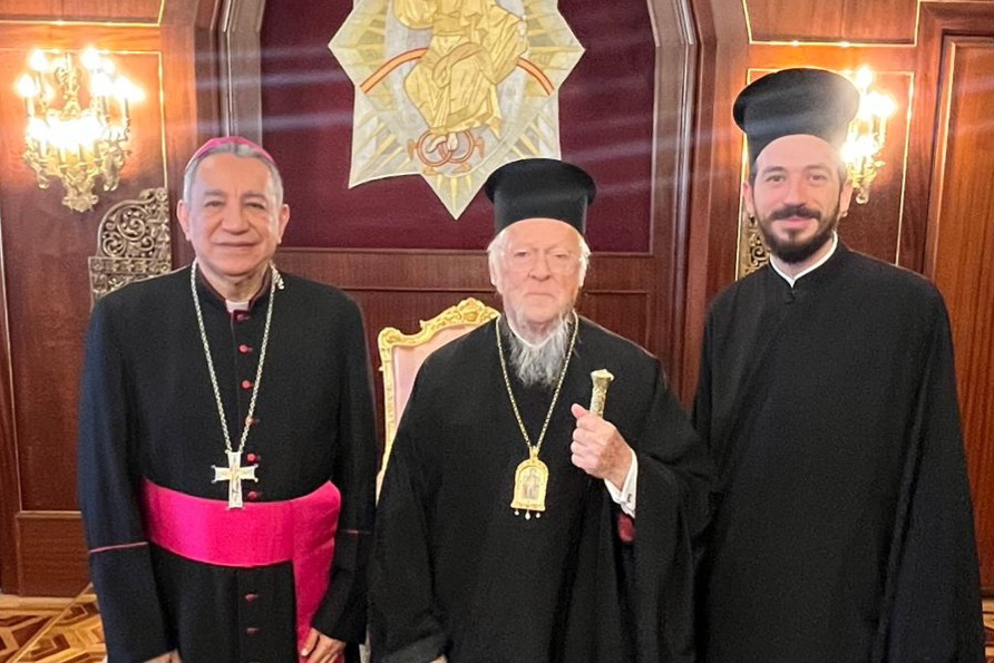 El Arzobispo de Panamá es recibido por Su Santidad Bartolomé I, Patriarca Ecuménico de Constantinopla
