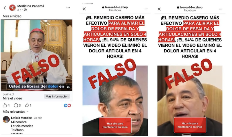 COMUNICADO | MANIPULACION FRAUDULENTA DE LA IMAGEN DEL ARZOBISPO