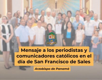 Mensaje a los periodistas y comunicadores católicos en el día de San Francisco de Sales