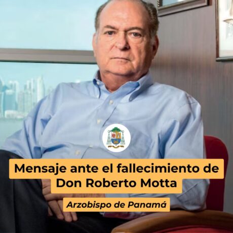 Mensaje ante el fallecimiento de Don Roberto Motta