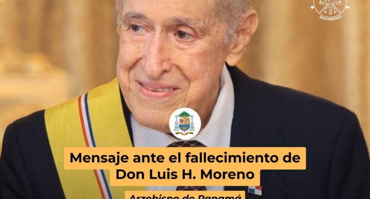 Mensaje ante el fallecimiento de Don Luis H. Moreno