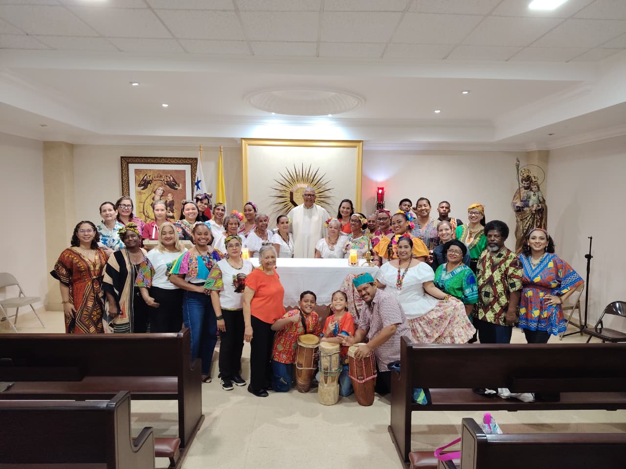 Arquidiócesis de Panamá conmemora el Mes de la Etnia Negra con Misa Inculturada y convivencia fraterna