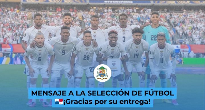 Gracias por su entrega! Mensaje a la selección de fútbol