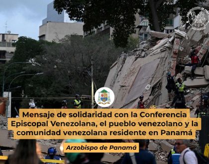 Mensaje de solidaridad con el pueblo venezolano y la comunidad venezolana residente en Panamá