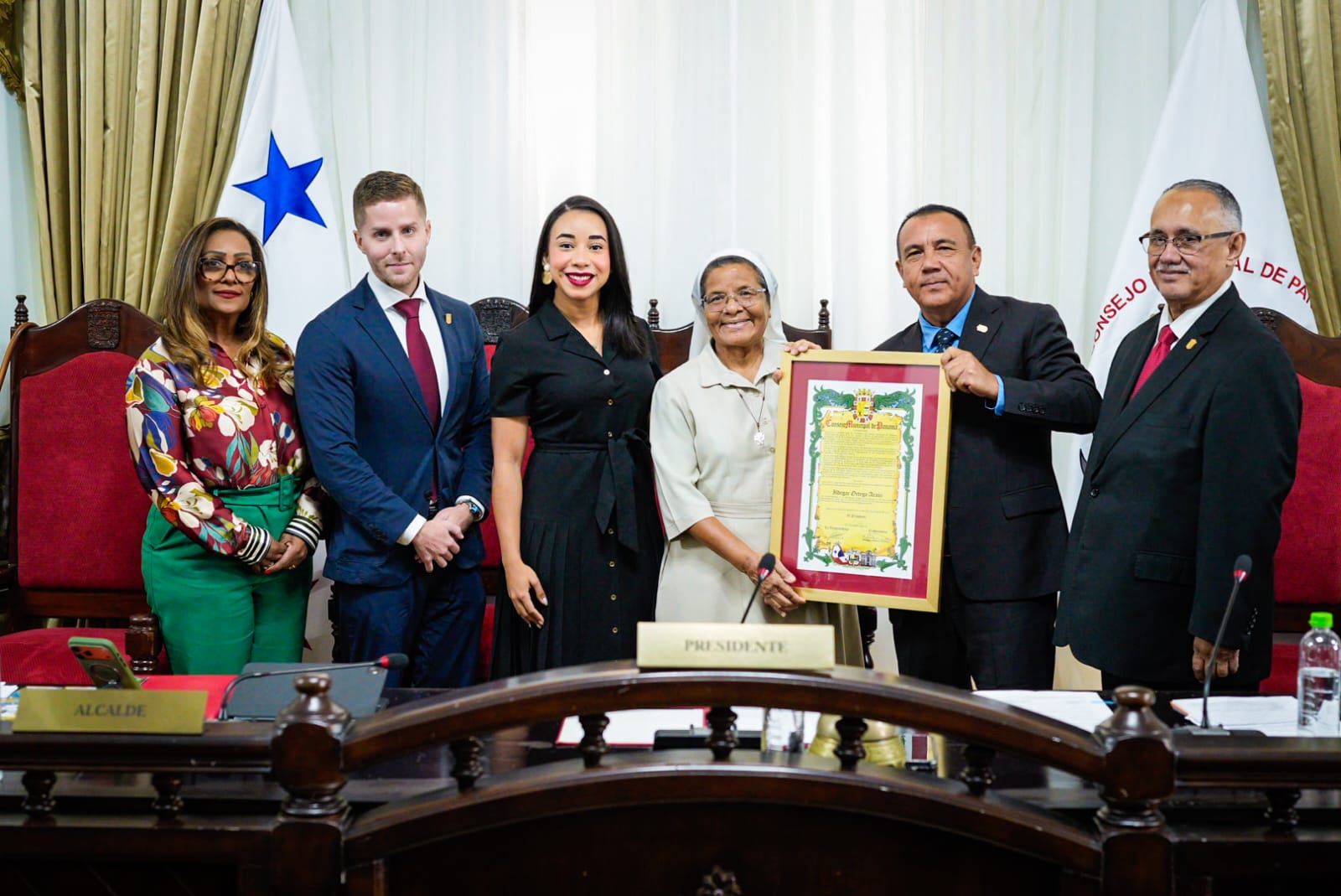 Hna. Ildelgar Ortega Araúz declarada Hija Meritoria  por su corazón consagrado al servicio de los hermanos